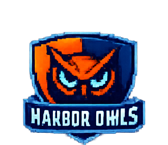 Harbor Owls pixel-art club logo